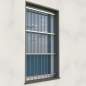 Preview: Fenstergitter aus Edelstahl Quadratrohr 30 x 30 mm / Höhe 1600 - 2300 mm / 4 Gurte